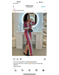 robe multicolore - bohème chic | AK Fashion Shop