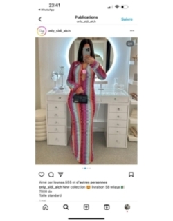 robe multicolore - bohème chic | AK Fashion Shop