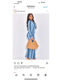 robe bleu - bohème chic | AK Fashion Shop