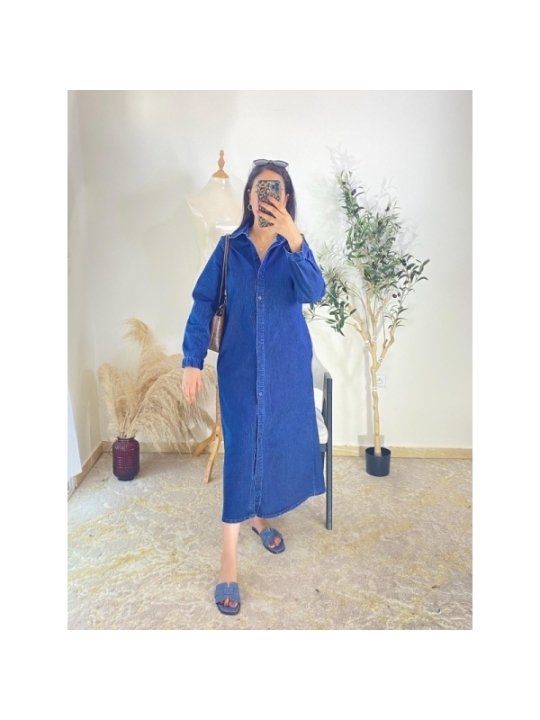 robe bleu - bohème chic | AK Fashion Shop
