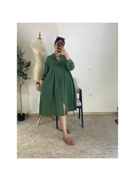 robe vert foncé - décontracté chic | AK Fashion Shop