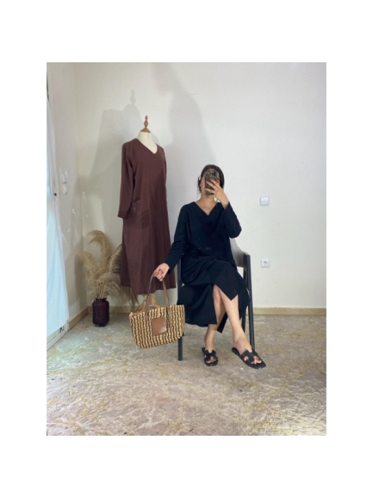 Robe Noir - Casual chic | AK Fashion Shop