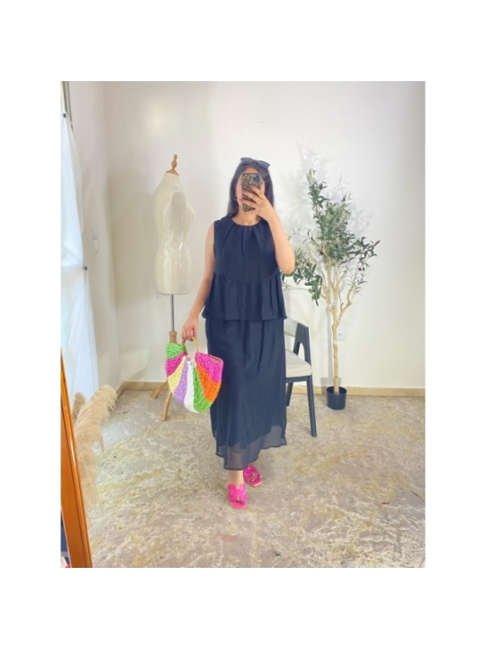 Robe Noir - Casual chic | AK Fashion Shop