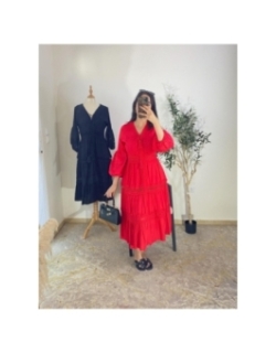 robe rouge - bohème-chic | AK Fashion Shop