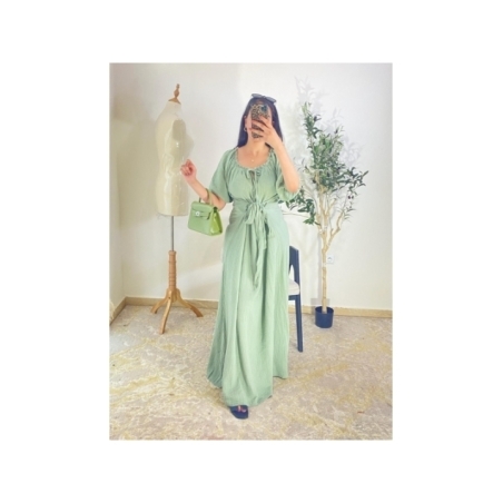robe vert menthe - bohème chic | AK Fashion Shop