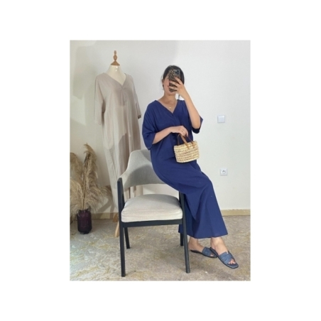 Robe Bleu marine - Casual chic | AK Fashion Shop