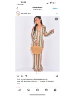 robe multicolore - chic, élégant, bohème | AK Fashion Shop