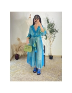 Robe Bleu - Élégant, bohème, chic décontracté | AK Fashion Shop