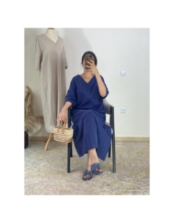 Robe Bleu - Élégant, bohème, chic décontracté | AK Fashion Shop