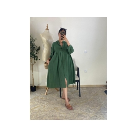 robe vert - décontracté | AK Fashion Shop