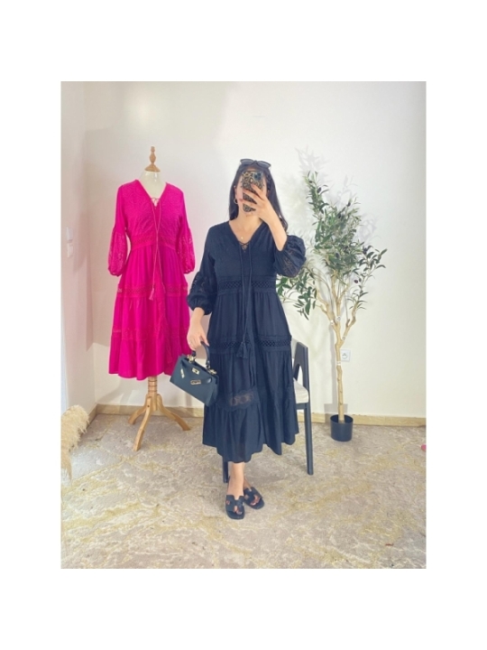 robe noir - casual | AK Fashion Shop