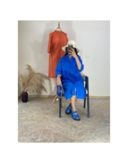 robe bleu roi - décontracté | AK Fashion Shop