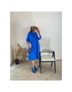 robe bleu roi - décontracté | AK Fashion Shop