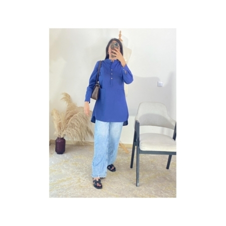 tunique bleu - décontracté | AK Fashion Shop