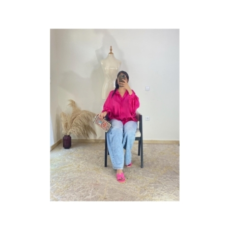 chemise fuchsia - décontracté chic | AK Fashion Shop