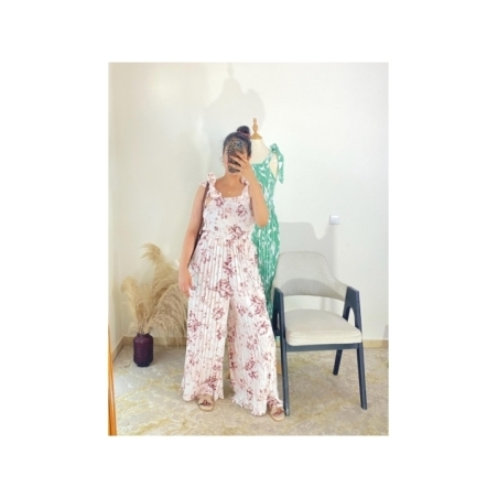 combinaison blanc cassé - casual chic | AK Fashion Shop