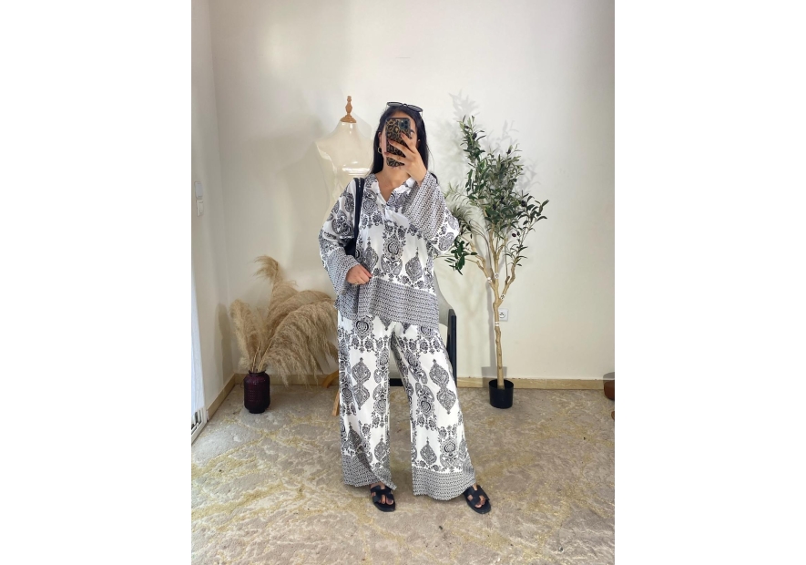 ensemble blanc - bohème chic | AK Fashion Shop