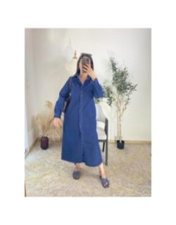 robe bleu denim - casual | AK Fashion Shop