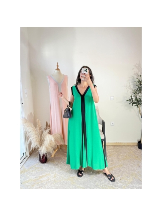 robe vert - décontracté | AK Fashion Shop