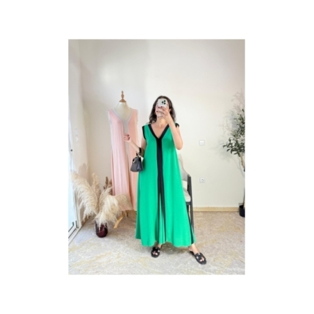robe vert - décontracté | AK Fashion Shop