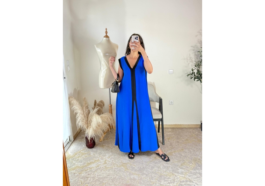 robe bleu - décontracté chic | AK Fashion Shop