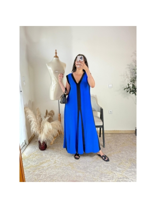 robe bleu - décontracté chic | AK Fashion Shop