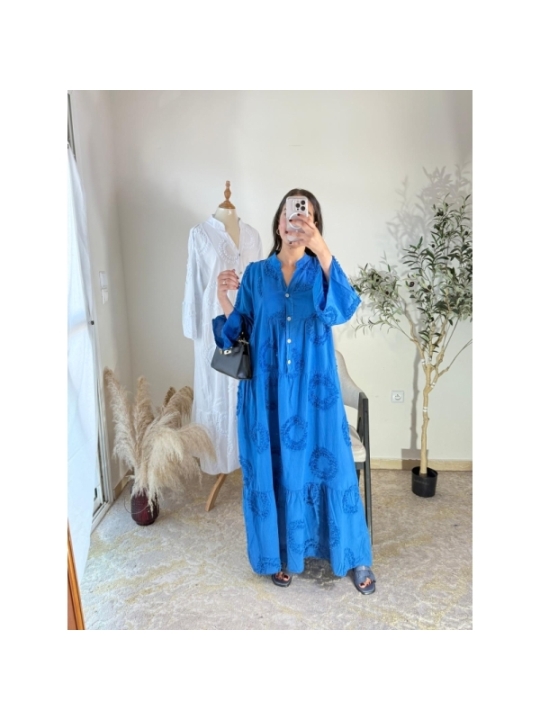 robe bleu - décontracté chic | AK Fashion Shop