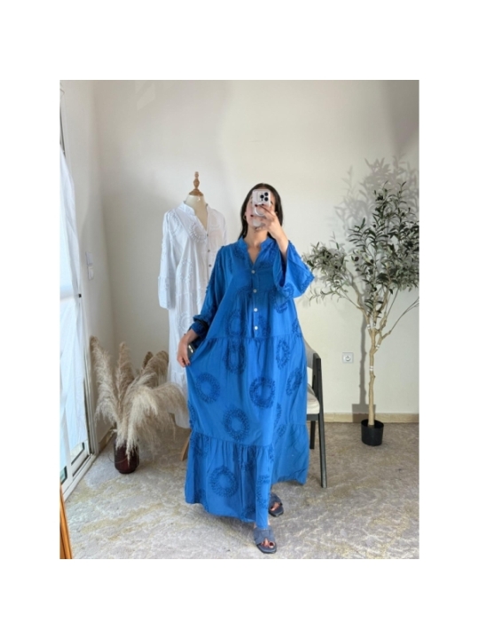 robe bleu - décontracté chic | AK Fashion Shop