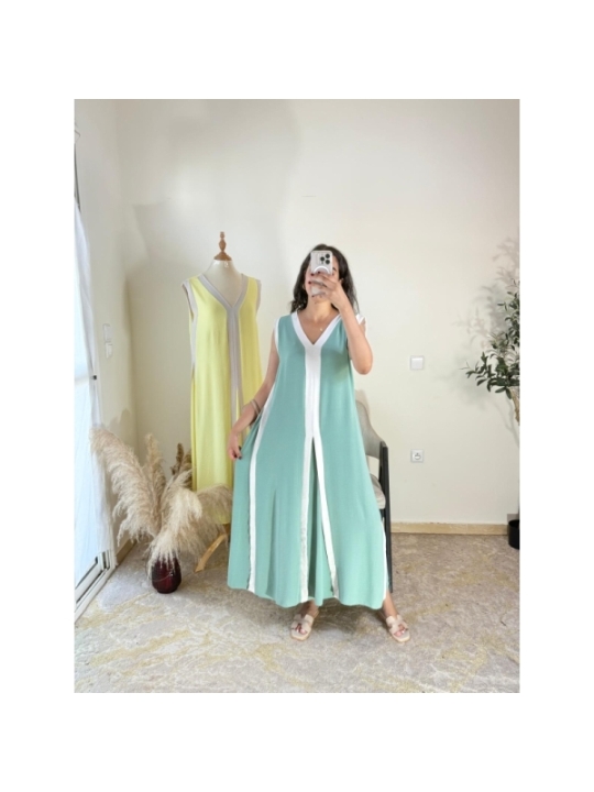 robe vert menthe - décontracté | AK Fashion Shop