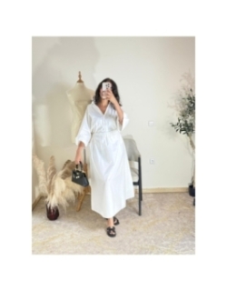 Robe Blanc - Élégant, décontracté, bohème | AK Fashion Shop