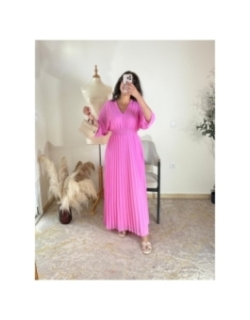 Robe Rose fuchsia - Décontracté | AK Fashion Shop