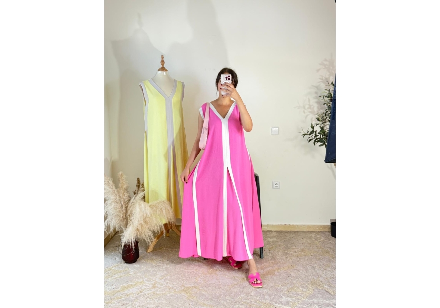 robe fuchsia - décontracté chic | AK Fashion Shop