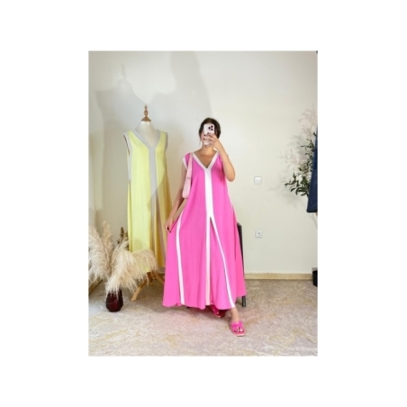 robe fuchsia - décontracté chic | AK Fashion Shop