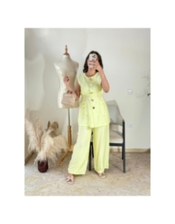 Ensemble Jaune pâle - Décontracté chic | AK Fashion Shop