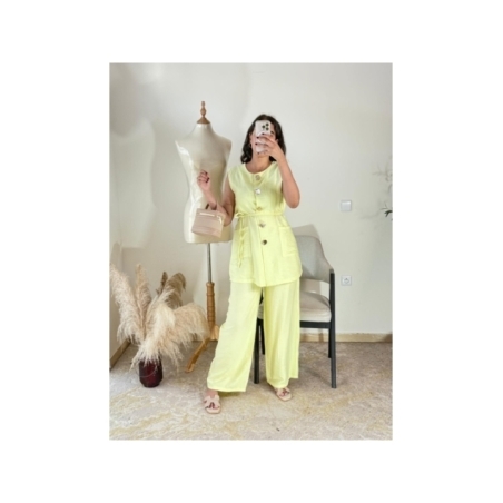 Ensemble Jaune pâle - Décontracté chic | AK Fashion Shop