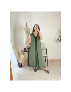 robe vert olive - décontracté chic | AK Fashion Shop