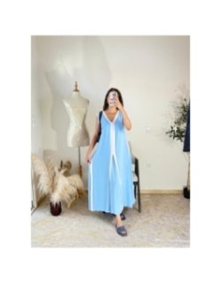 robe bleu clair - décontracté chic | AK Fashion Shop