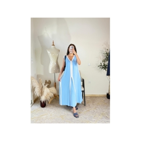 robe bleu clair - décontracté chic | AK Fashion Shop