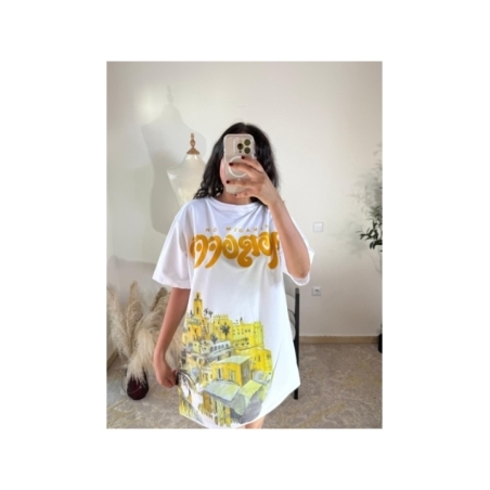 robe t-shirt blanc - casual | AK Fashion Shop