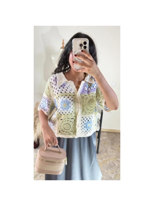 Chemise Multicolore - Bohème chic | AK Fashion Shop