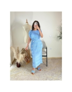 robe bleu ciel - décontracté chic | AK Fashion Shop