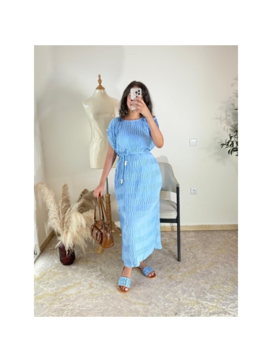 robe bleu ciel - décontracté chic | AK Fashion Shop