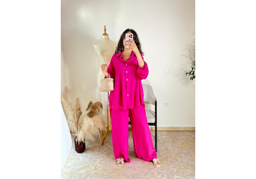 ensemble fuchsia - décontracté chic | AK Fashion Shop