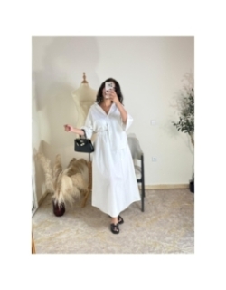 Ensemble jupe et chemise blanc - casual chic | AK Fashion Shop