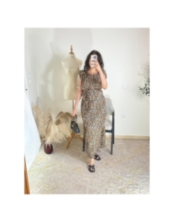 robe beige - chic, décontracté | AK Fashion Shop