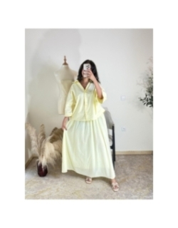 ensemble jaune clair - décontracté chic | AK Fashion Shop