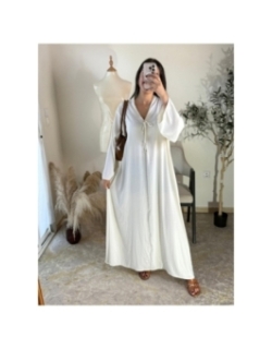 robe blanc cassé - chic, décontracté | AK Fashion Shop