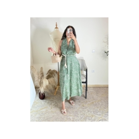 robe vert d'eau - décontracté, estival, bohème | AK Fashion Shop