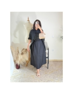 Ensemble chemise et jupe noir - décontracté chic