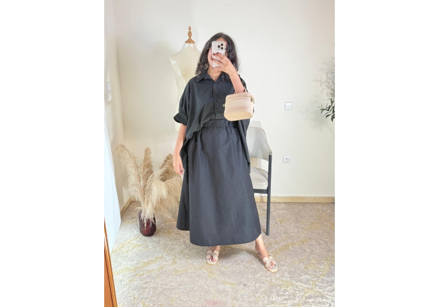 Ensemble deux pièces Noir - Casual chic | AK Fashion Shop